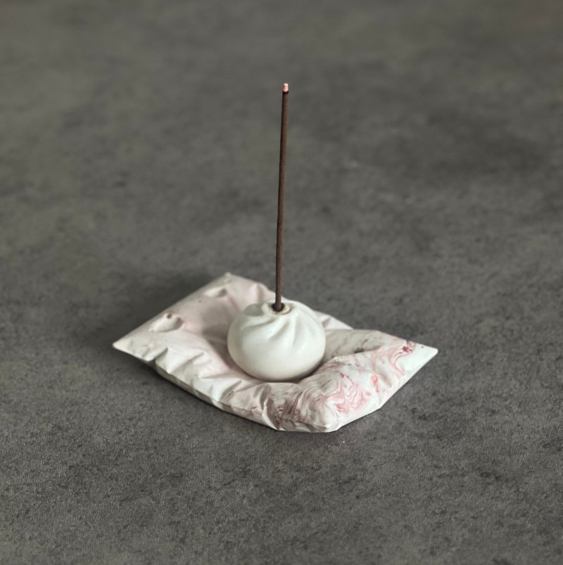 线香座/蜡烛台/饰品盘/氧化红流云抱枕/圣诞礼物/英国爵石 - 摆饰 - 环保材料 