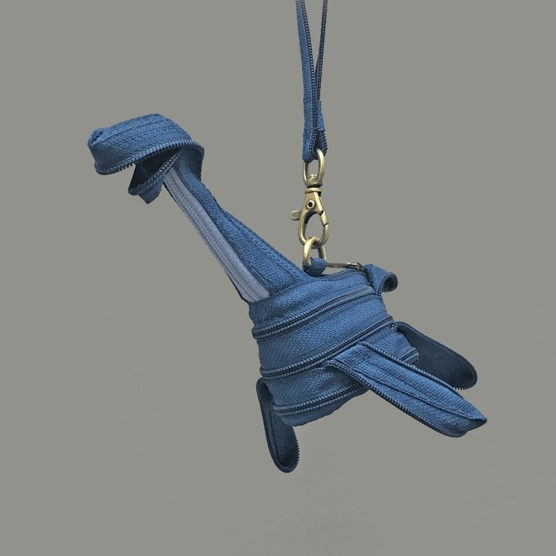 幻想生物【蛇颈龙】海水蓝【直颈】 - 零钱包 - 聚酯纤维 蓝色