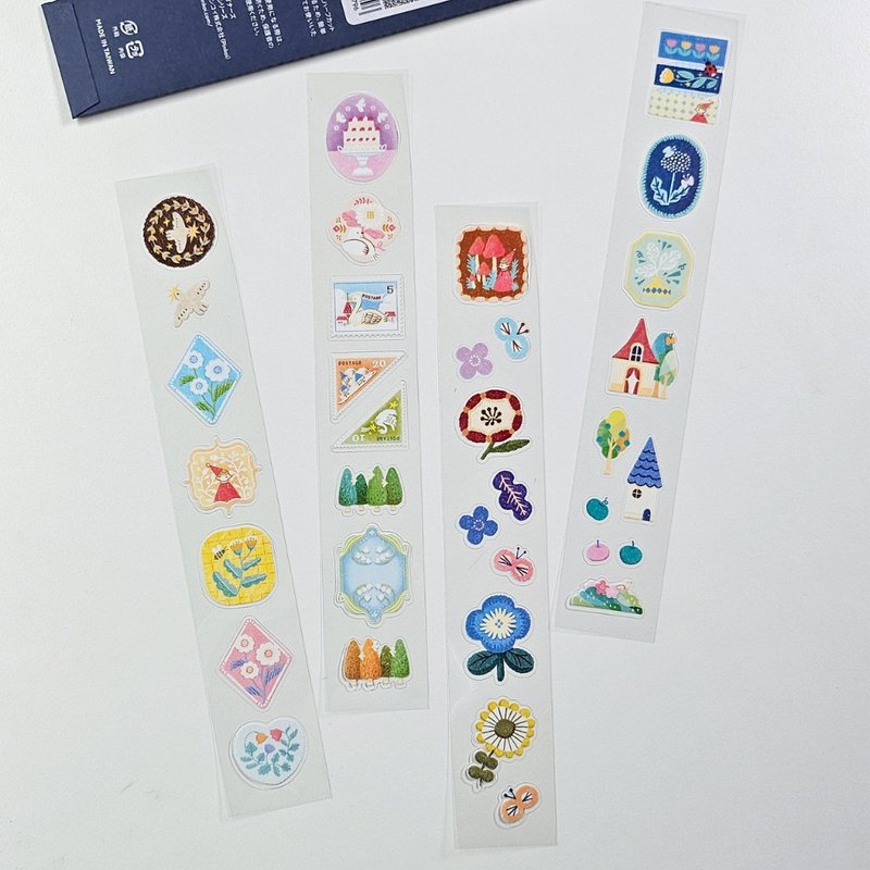 【12/20后出货】Pinkoi 世界人气设计师PET胶带 第二弹 | 小物件 | TWO BLACK CIRCLES | 光泽款 - 纸胶带 - 纸 白色