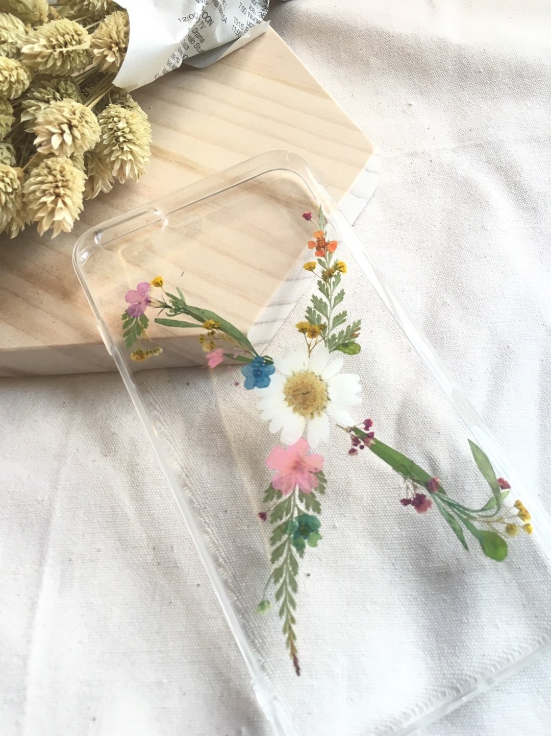 X For Xaviera 专属英文手机壳押花手机壳iphone - 手机壳/手机套 - 植物．花 多色