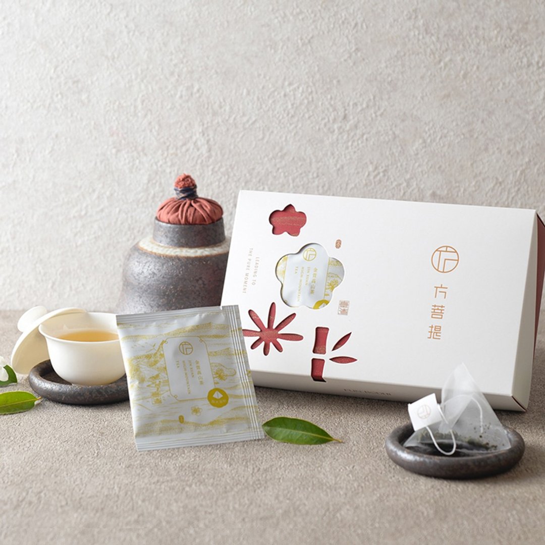 2024过年【四季茶韵】台湾阿里山奶香金萱茶包礼盒(共42包) - 茶 - 纸 红色
