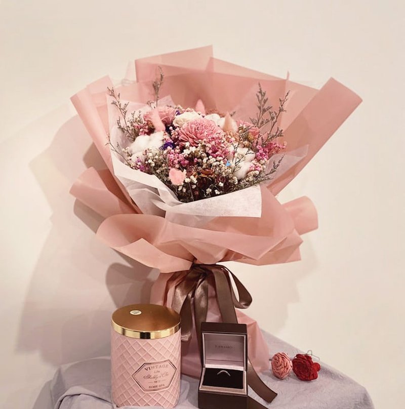 情人节花束 求婚花束 干燥花花束 毕业花束 礼物 - 干燥花/捧花 - 植物．花 