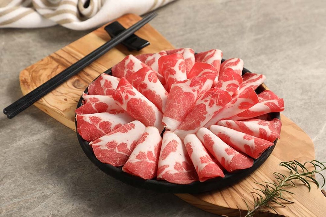 西班牙伊比利黑猪梅花火锅片 170g+/-5% - 其他 - 新鲜食材 红色