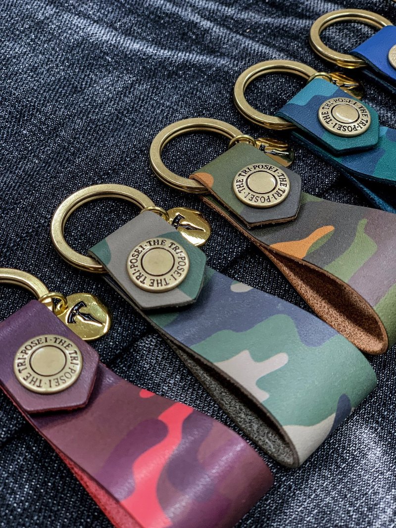 【现货版】圣诞节特色钥匙圈 汽车钥匙包 - 钥匙链/钥匙包 - 真皮 黑色