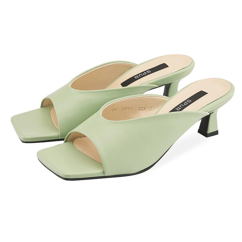 PRE-ORDER SPUR 簡約穆勒鞋 QS7041 MINT - 女款休闲鞋 - 人造皮革 