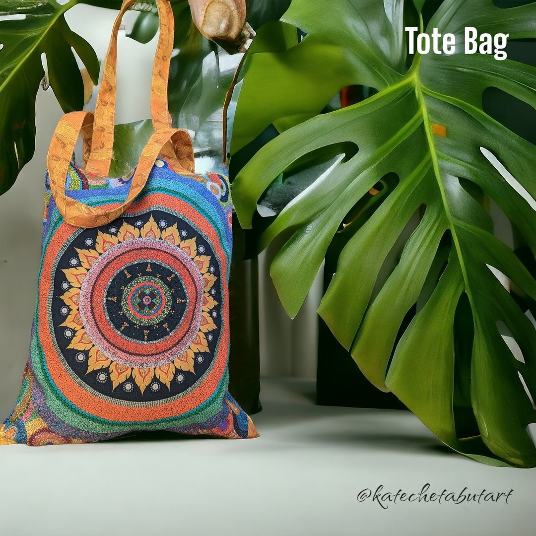 Spring and Summer Collection 帆布托特包 尺寸 13 x 15 英寸 - 其他 - 其他材质 多色