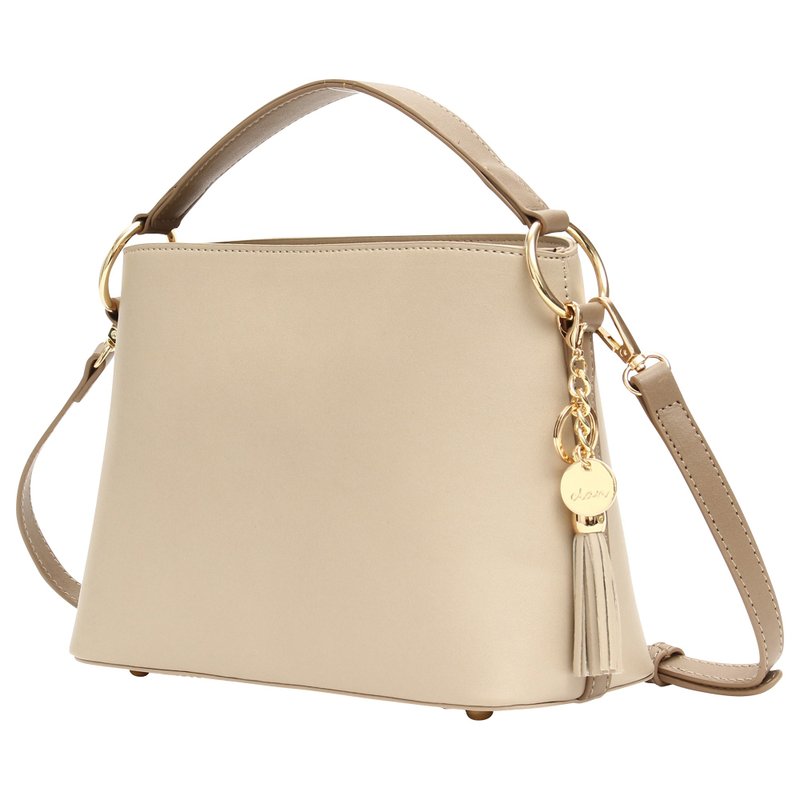 【Clan】2way 简约肩背包 - 侧背包/斜挎包 - 人造皮革 黑色