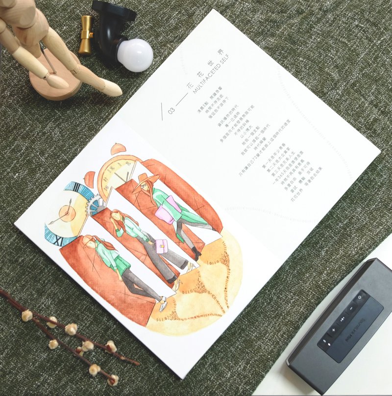 无框画-03-花花世界 / Multifaceted Self - 摆饰 - 防水材质 多色