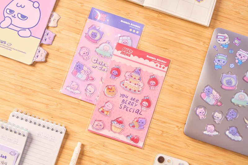 UGLYMEWS 泡泡贴纸 - 贴纸 - 塑料 多色