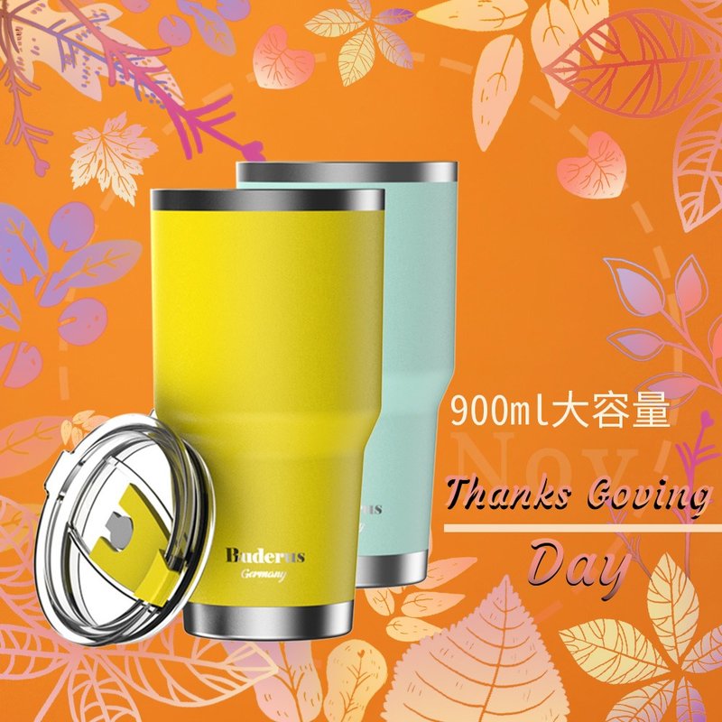 德国Buderus 304不锈钢陶瓷保温冰霸杯 随行环保 保温保冰两用 - 保温瓶/保温杯 - 不锈钢 多色