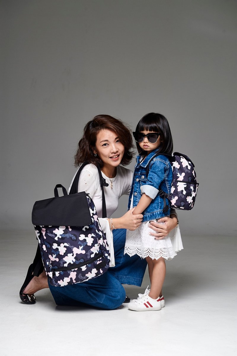 时尚都会包 | 粉漾迷彩鹿角森林 (妈妈包 后背包) - 电脑包 - 防水材质 多色