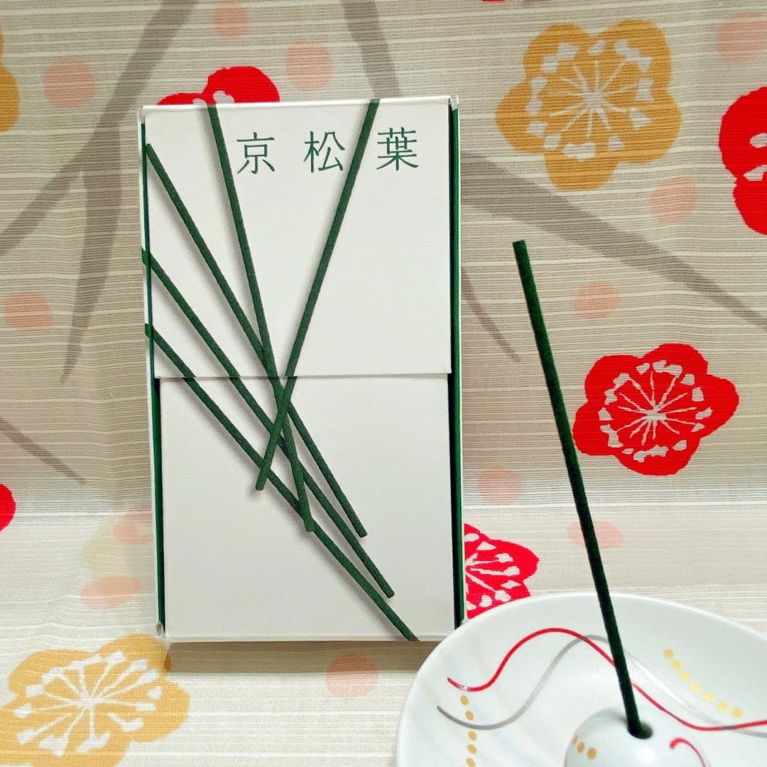 【京都松荣堂】线香 玉响 淡香系列 - 京松叶 (45g) - 香薰/精油/线香 - 其他材质 