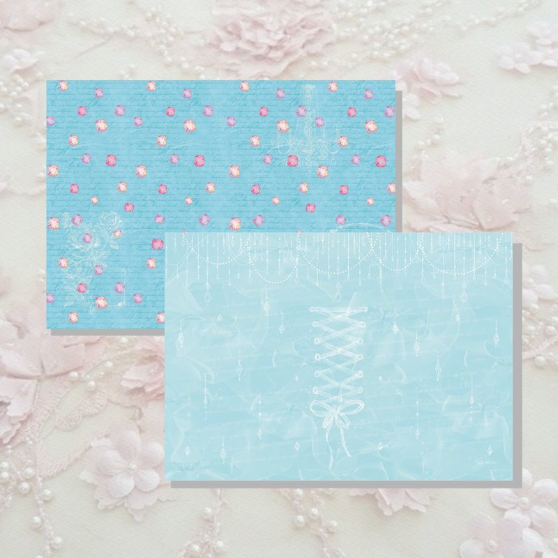 系带纸蓝 - 其他 - 纸 