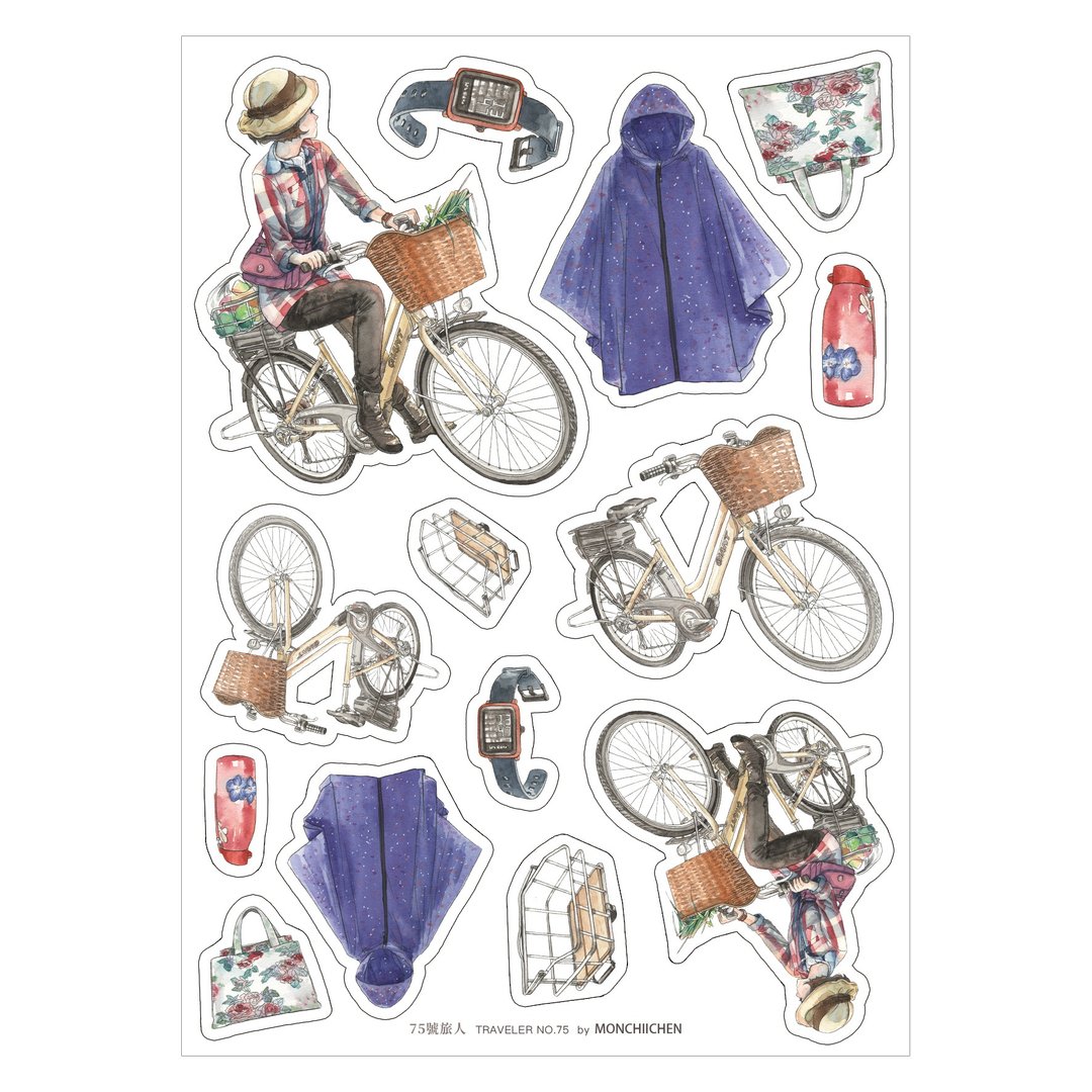 75号旅人 贴纸 / TRAVELER NO.75 stickers - 贴纸 - 纸 