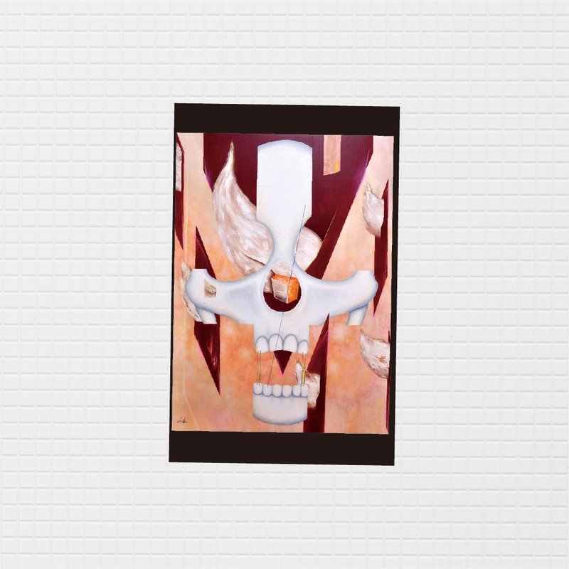 纯白色的美丽谎言 / 防水卡贴 / 中贴纸 10 - 贴纸 - 防水材质 红色