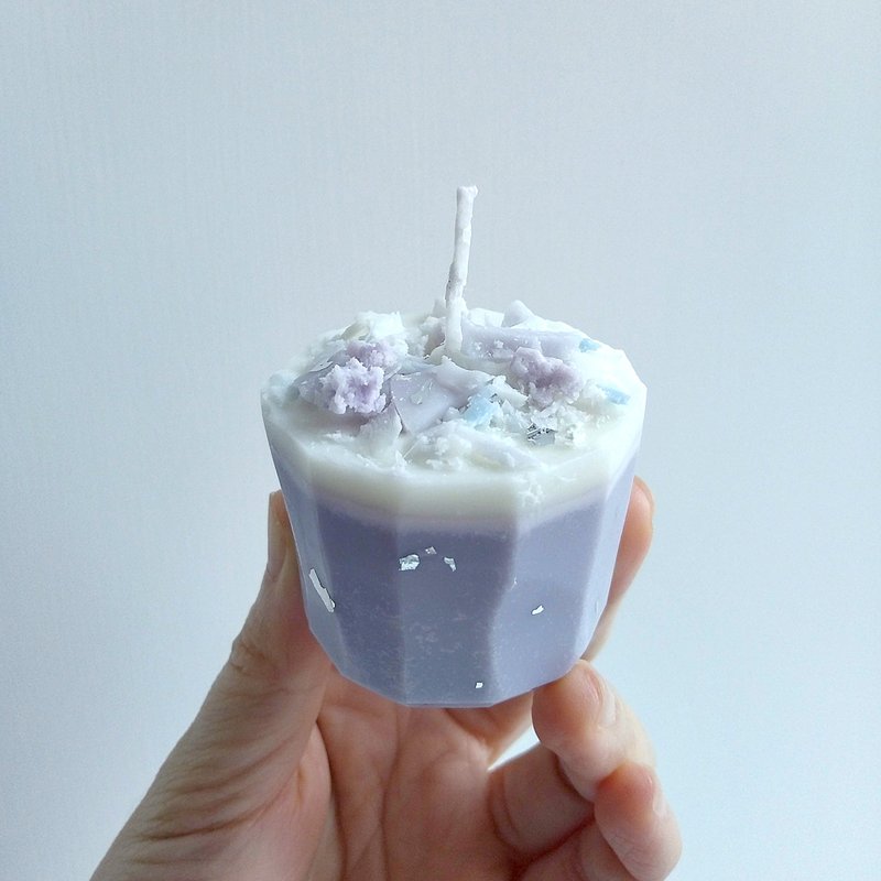 Stone 梦幻石头 | 无花果 肉桂 | 纯天然大豆香氛蜡烛 - 蜡烛/烛台 - 蜡 紫色