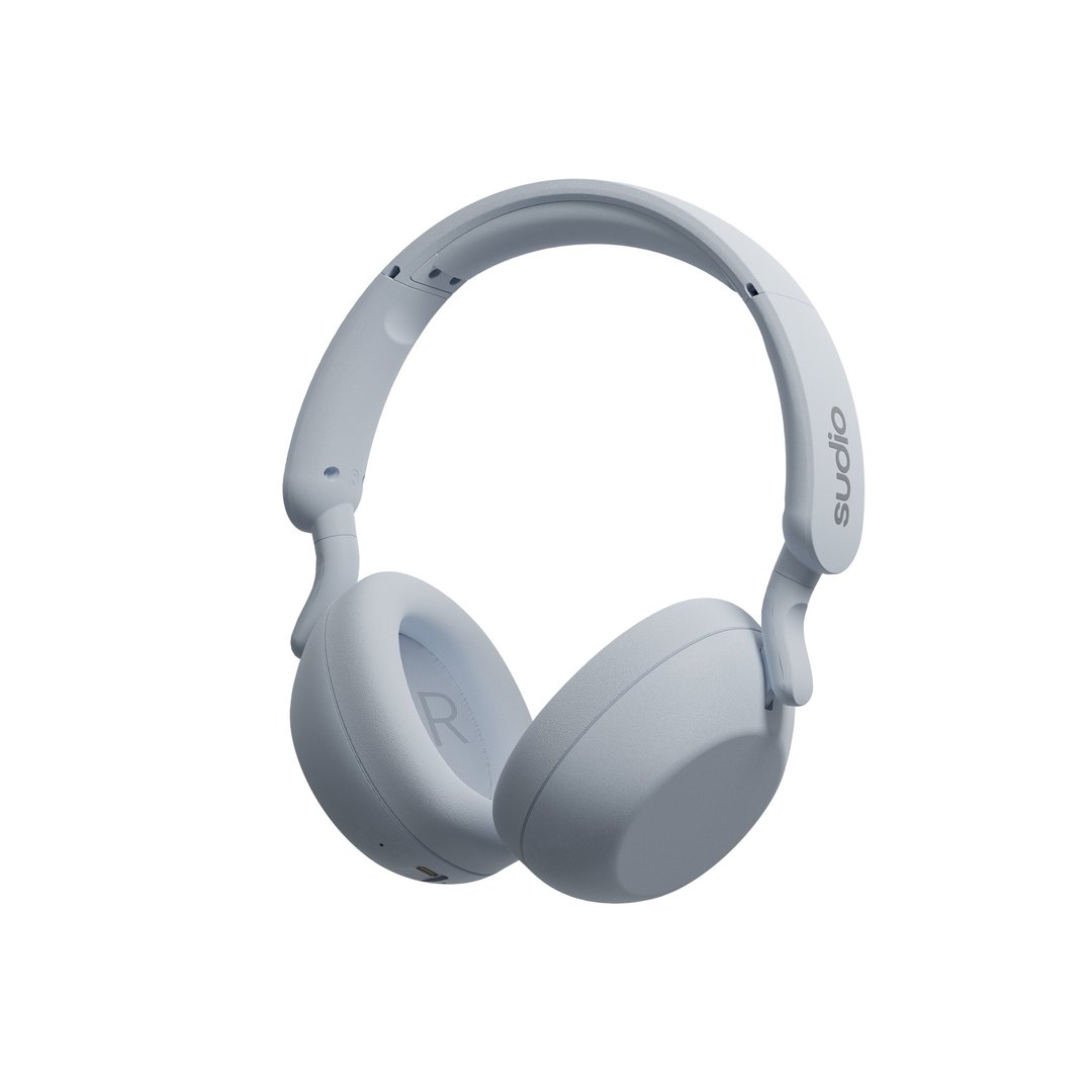 Sudio R3 耳罩式蓝牙耳机-粉蓝【现货】【新品上市】 - 耳机 - 其他材质 蓝色