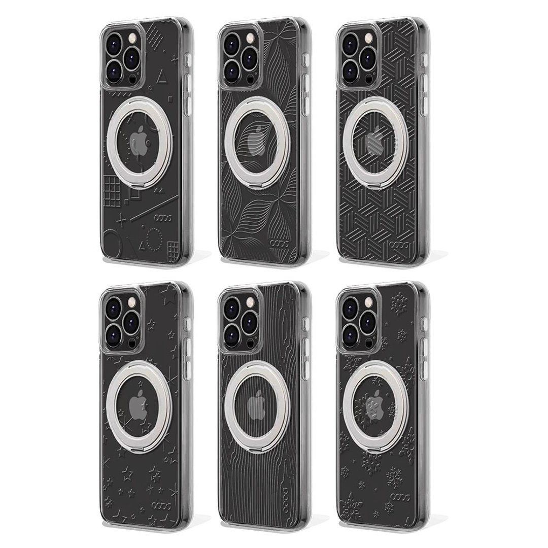 apbs iPhone 14/13系列 军规360旋转磁吸立架手机壳-多图可选6 - 手机壳/手机套 - 其他材质 多色