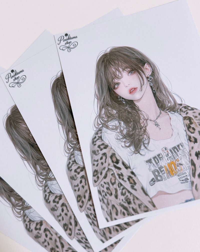 pinokkumashop 人物贴纸 女孩贴纸 拼贴素材 - 贴纸 - 纸 