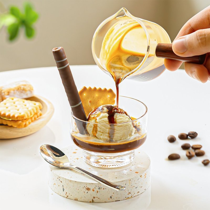 Timemore 泰摩 阿芙佳朵玻璃杯 110ml 高硼硅耐热 咖啡杯 甜品杯 - 玻璃杯 - 玻璃 