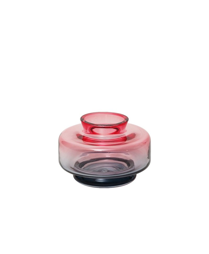 日本Magnets梦幻光影系列玻璃渐层设计花瓶(Sunset日落) - 花瓶/陶器 - 玻璃 红色