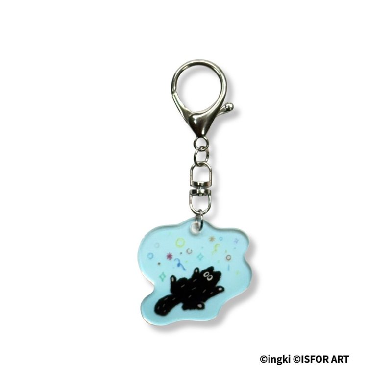 ingki 造型压克力钥匙圈 E 款 - 钥匙链/钥匙包 - 压克力 白色