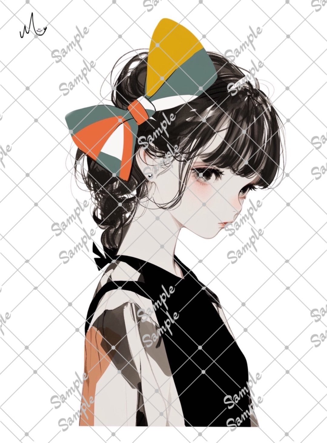 原创人物贴纸 10月新品 - 贴纸 - 纸 