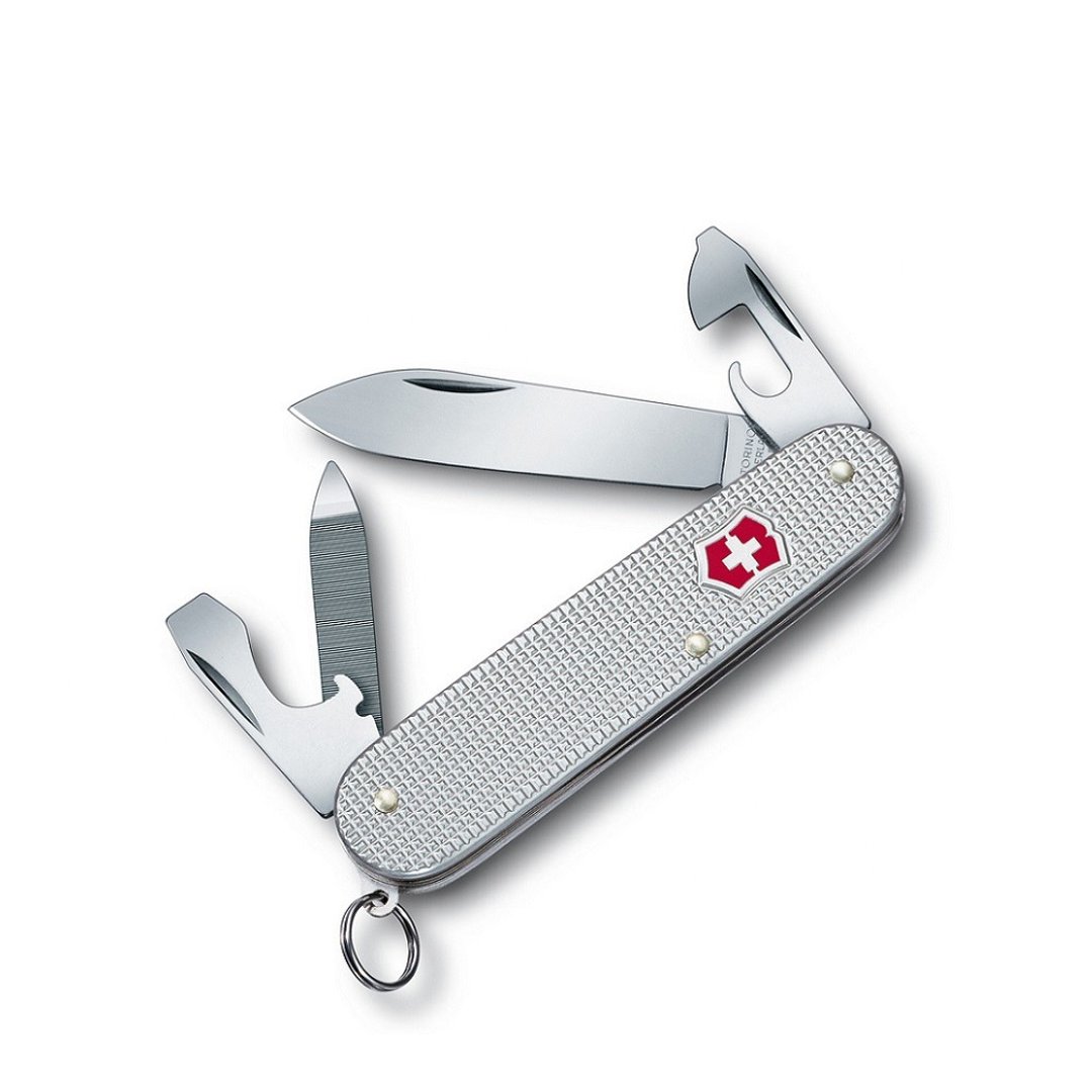 VICTORINOX 瑞士维氏 瑞士刀 Cadet Alox 84mm 9用 0.2601.26 - 露营用品 - 不锈钢 银色
