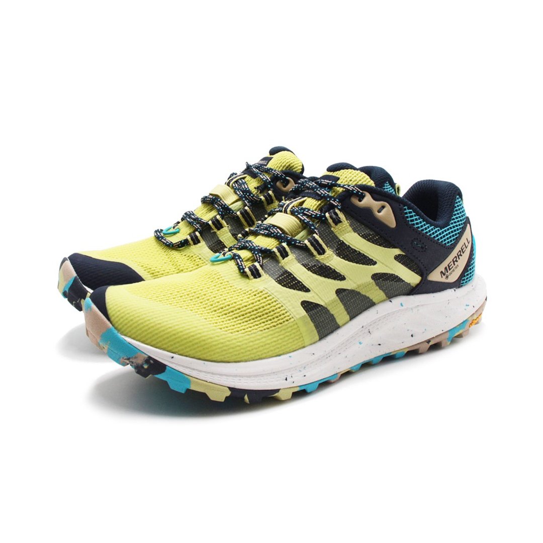 MERRELL ANTORA 3 GORE-TEX防水轻量越野健行鞋 女鞋-亮黄蓝 - 女款运动鞋/球鞋 - 其他材质 