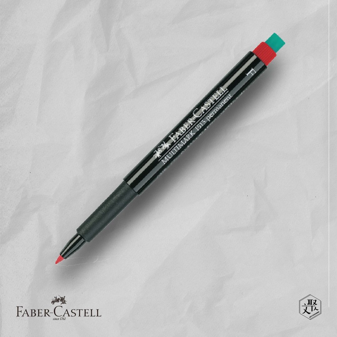 Faber-Castell 0.6M/M全能油性擦擦笔F/红-10支l盒(原厂正货) - 其他 - 其他材质 红色