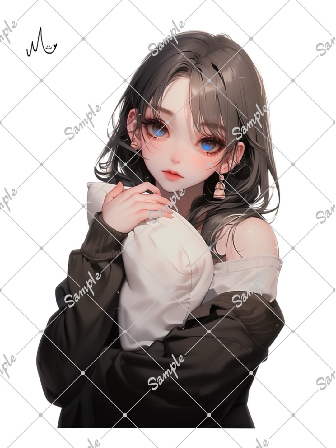 原创人物插画贴纸 - 贴纸 - 纸 