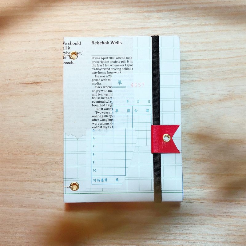 【情人节礼物】彩虹日常时光 - 2025 无时效 A6 彩虹手缝手帐本 - 笔记本/手帐 - 纸 