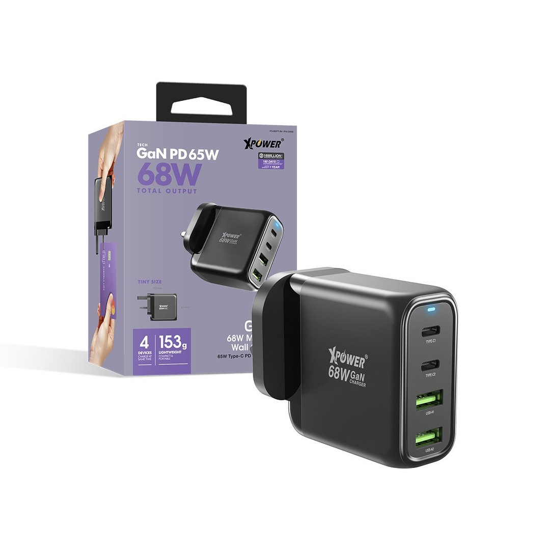 XPower GW68 68W PD 3.0/PPS/SCP迷你充电器 - 其他 - 其他金属 黑色
