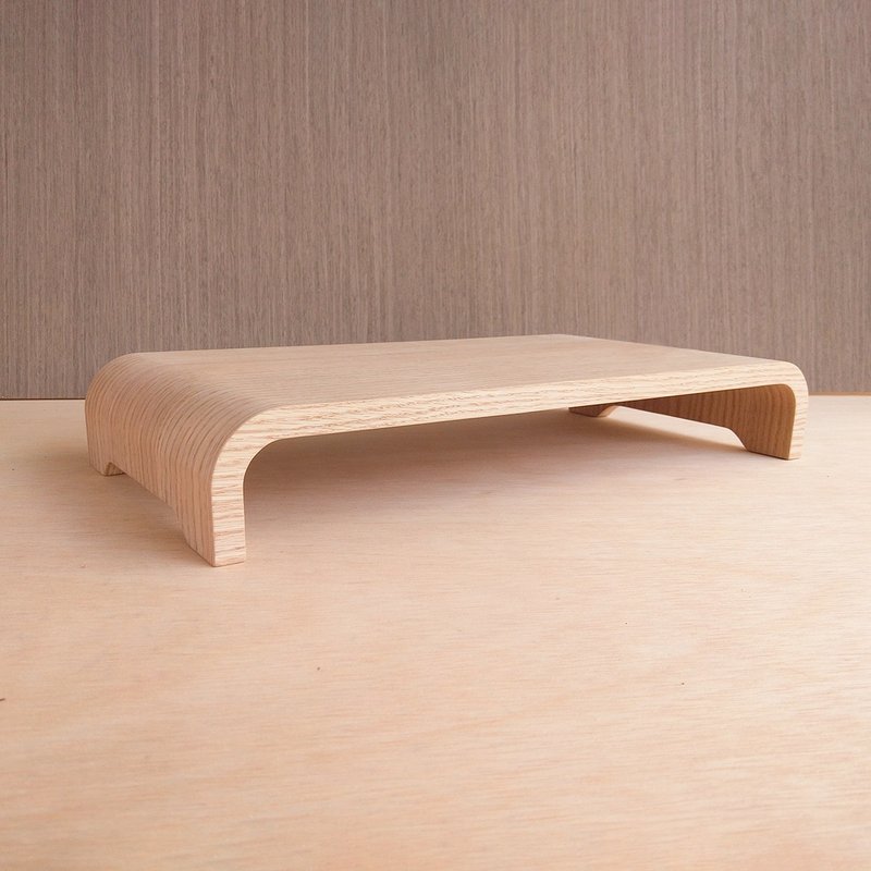 【台湾制造】经典款屏幕架 - 白橡木∣尺寸可订制 - 收纳用品 - 木头 咖啡色