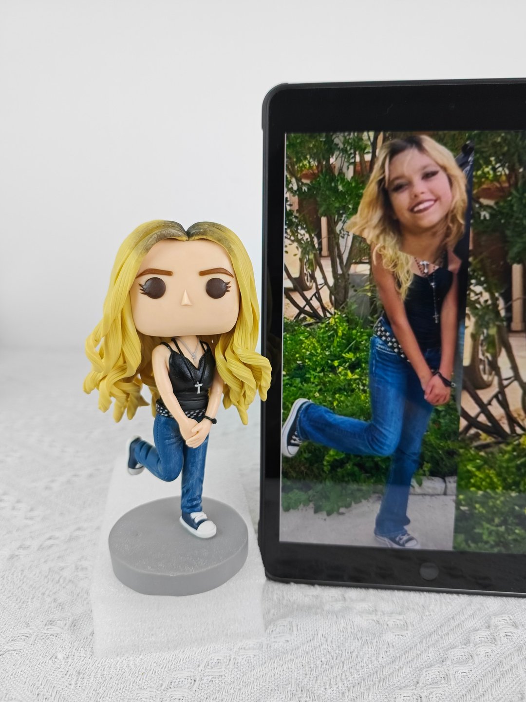 纯手工定制美国Funko Pop 自画肖像公仔娃娃男朋友老公生日礼物 - 玩偶/公仔 - 粘土 多色