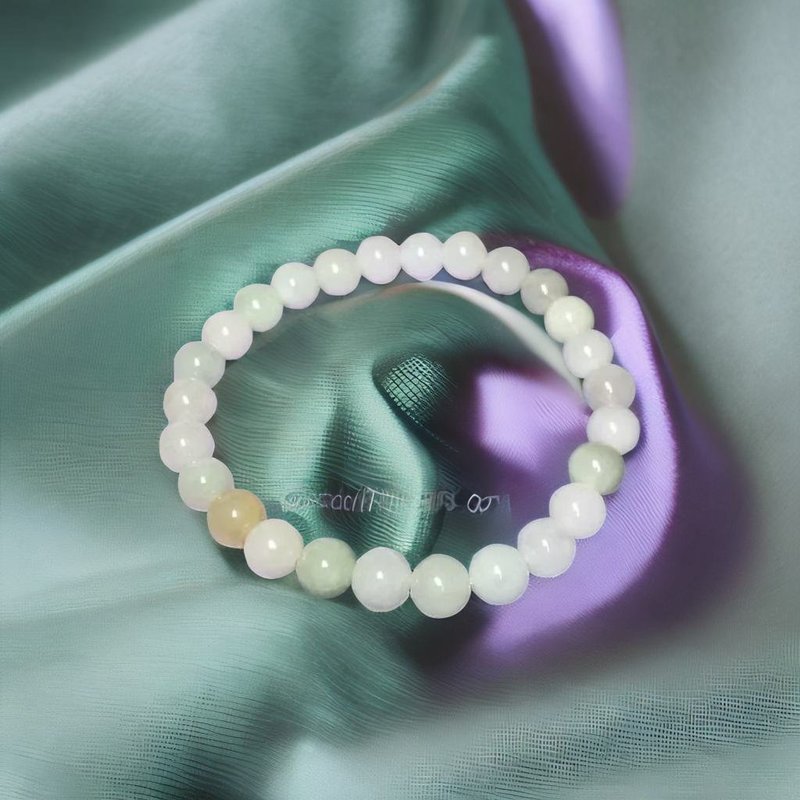 多彩翡翠手珠| 天然缅甸玉A货翡翠| 送礼 - 手链/手环 - 玉石 多色