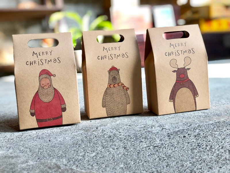 圣诞节礼物包 3包派对组合 -- 交换礼物、圣诞礼物 - 其他 - 真皮 咖啡色