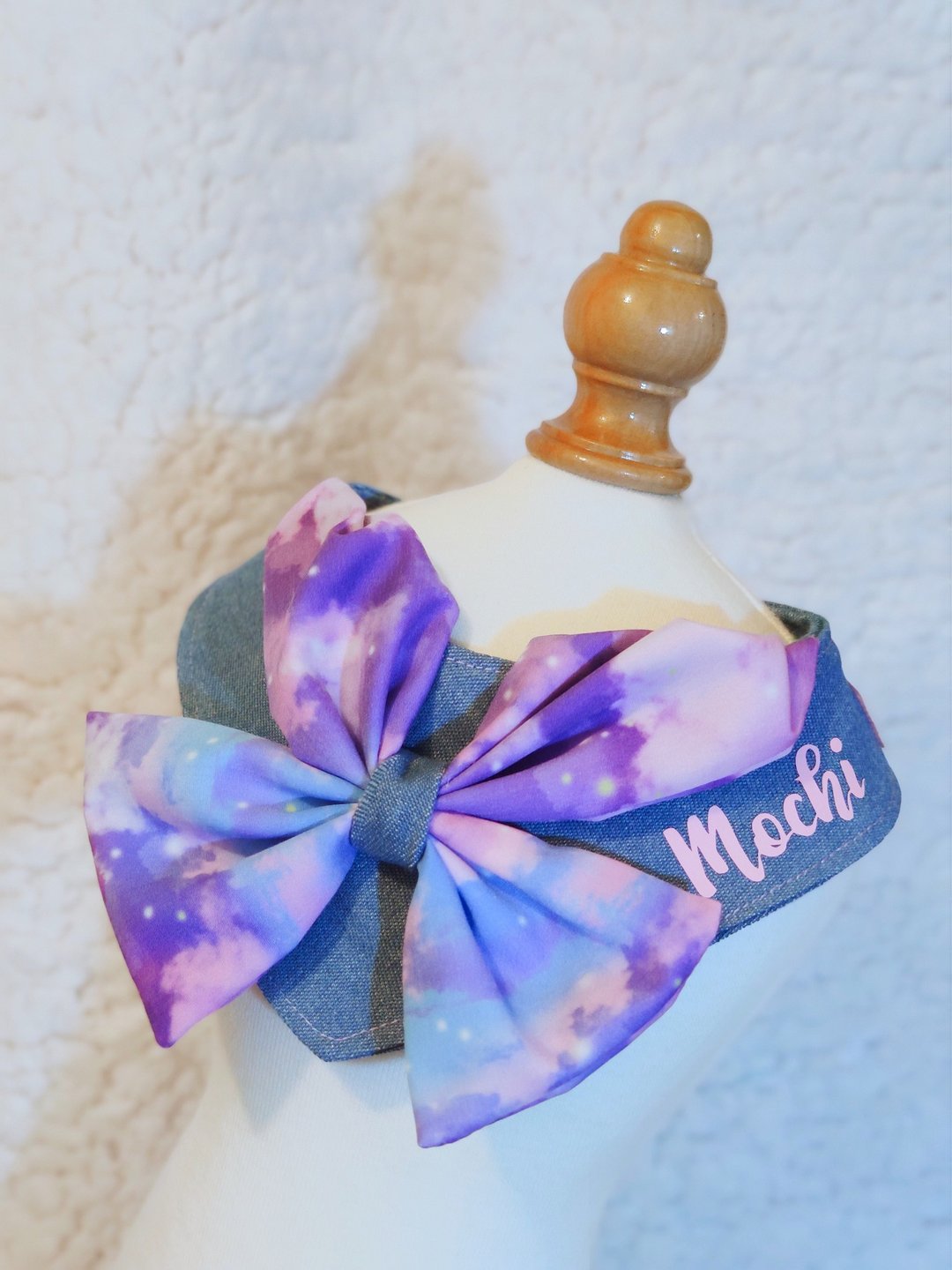 星空紫 名字 造型颈饰 颈项 collar - 衣/帽 - 棉．麻 紫色
