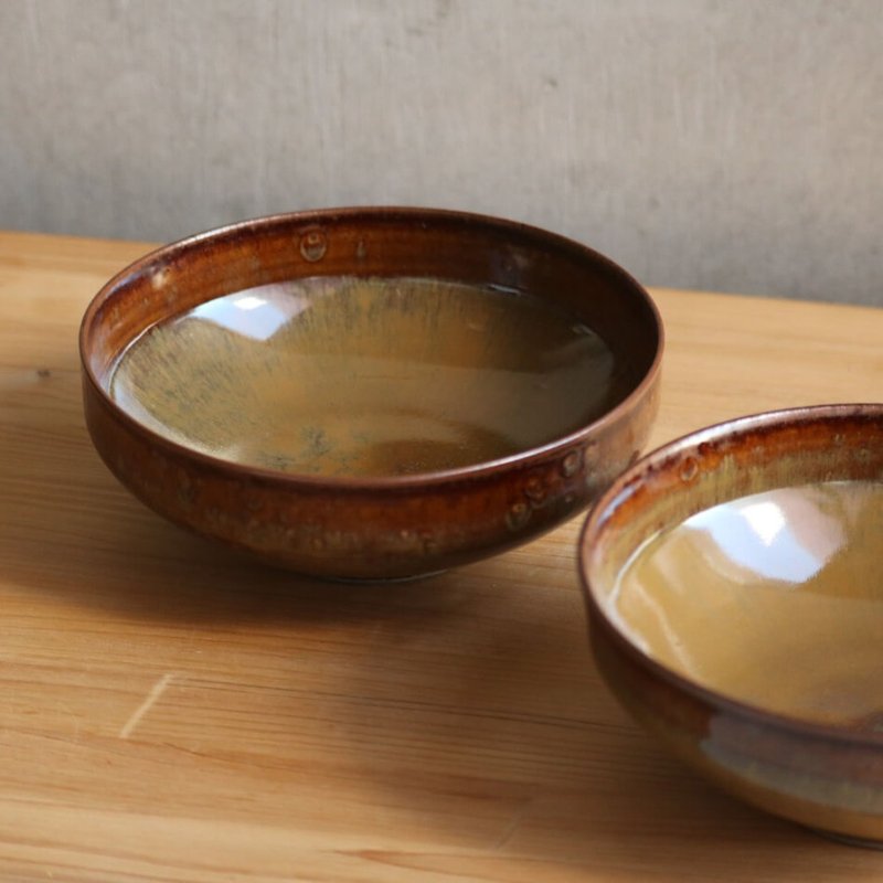 高取烧 高取烧 小碗 深碗 小菜 炖菜 筑前茶陶器 高取烧 高取八仙 - 碗 - 陶 咖啡色