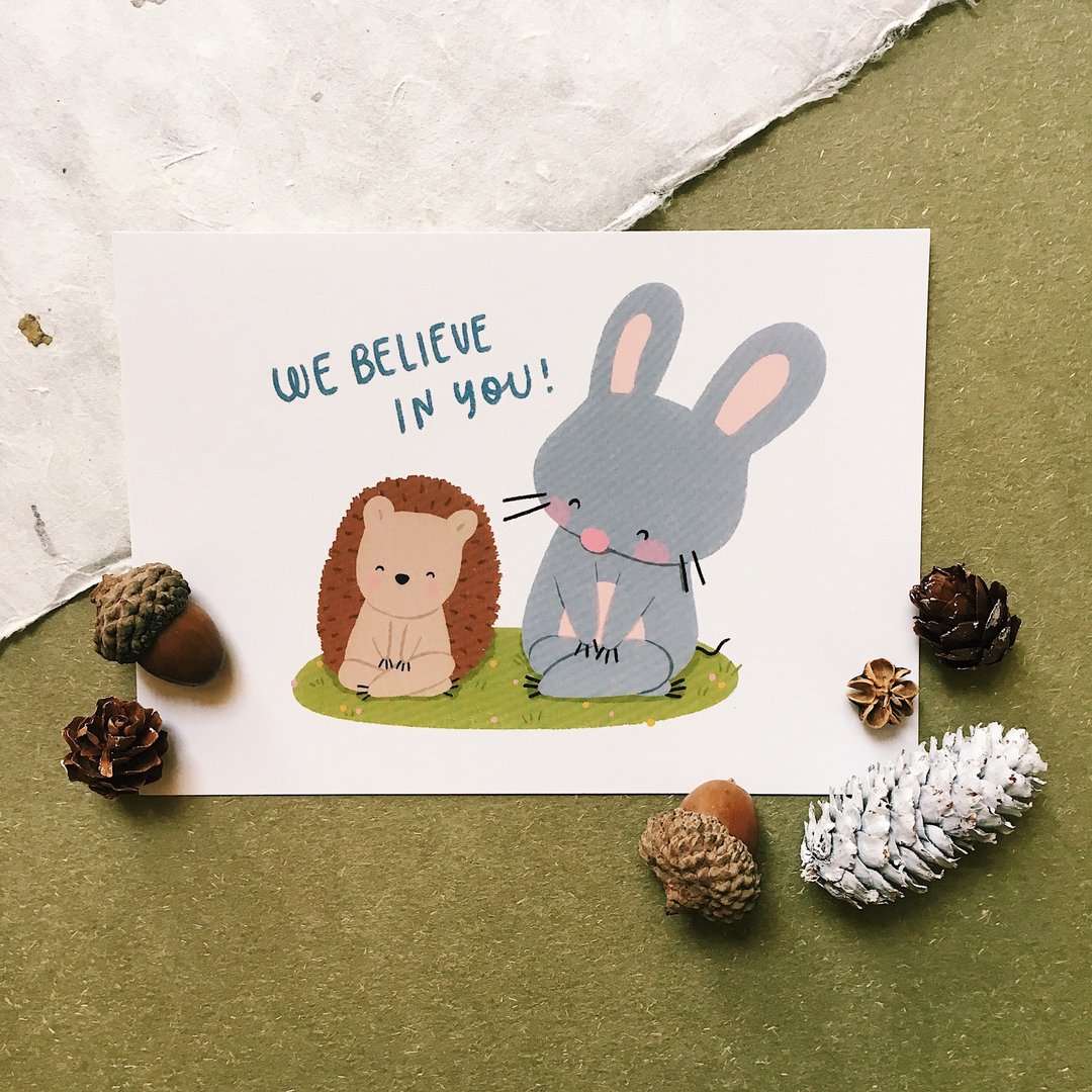 We Believe In You - Squeaky 明信片 - 卡片/明信片 - 纸 