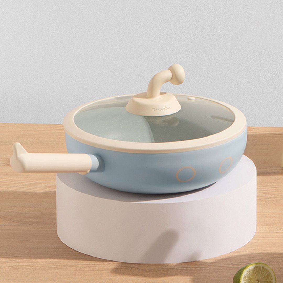 【Taste Plus】悦味KIDS亲子锅系列 内外不沾锅 潜水艇炒锅 22cm - 锅具/烤盘 - 铝合金 蓝色