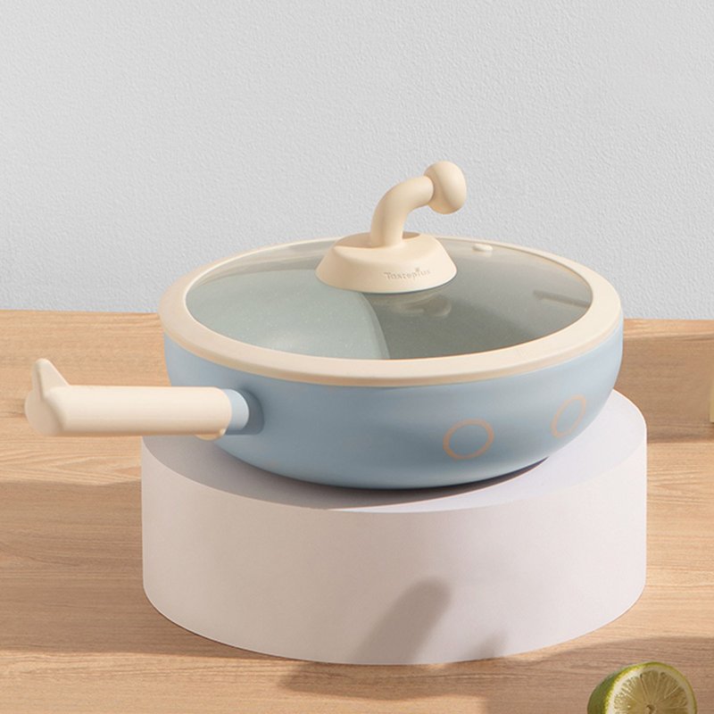 【Taste Plus】悦味KIDS亲子锅系列 内外不沾锅 潜水艇炒锅 22cm - 锅具/烤盘 - 铝合金 蓝色
