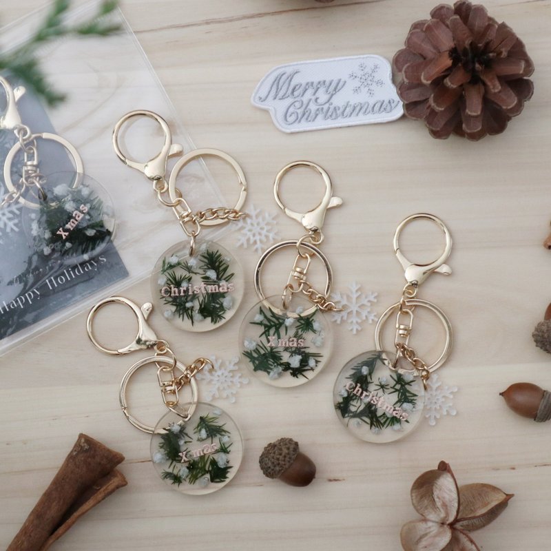 圣诞节 \\ 永生圣诞钥匙圈 自由搭配 交换礼物小礼物首选 - 钥匙链/钥匙包 - 压克力 