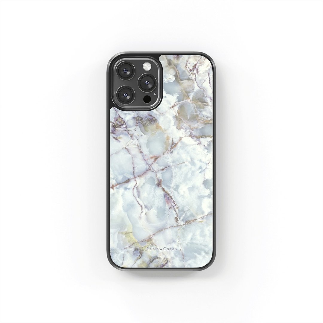 环保 再生材料 iPhone 三合一防摔手机壳 大理石纹 - 手机壳/手机套 - 环保材料 蓝色