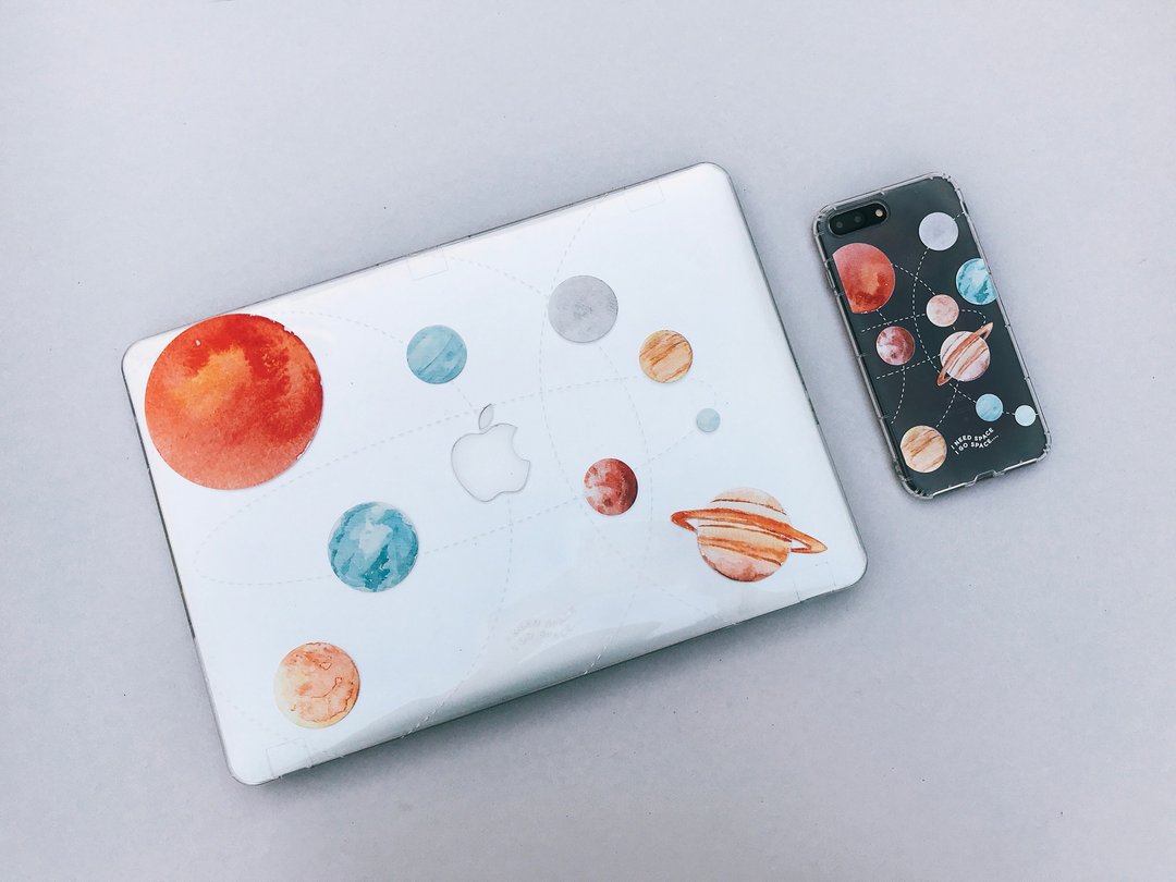九大行星 防摔MacBook Case - 平板/电脑保护壳 - 塑料 