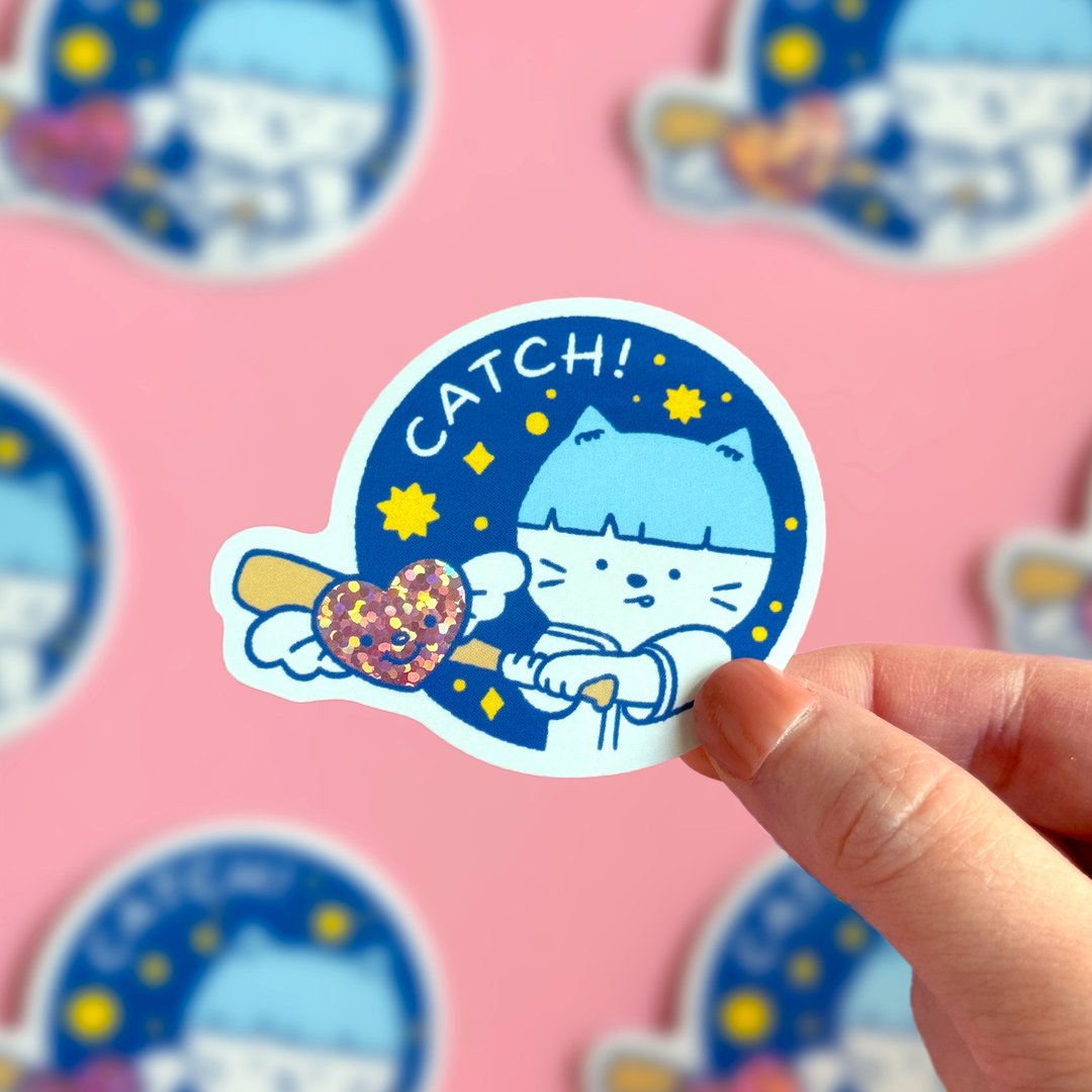 雷射切割贴纸 - Catch! - 贴纸 - 防水材质 