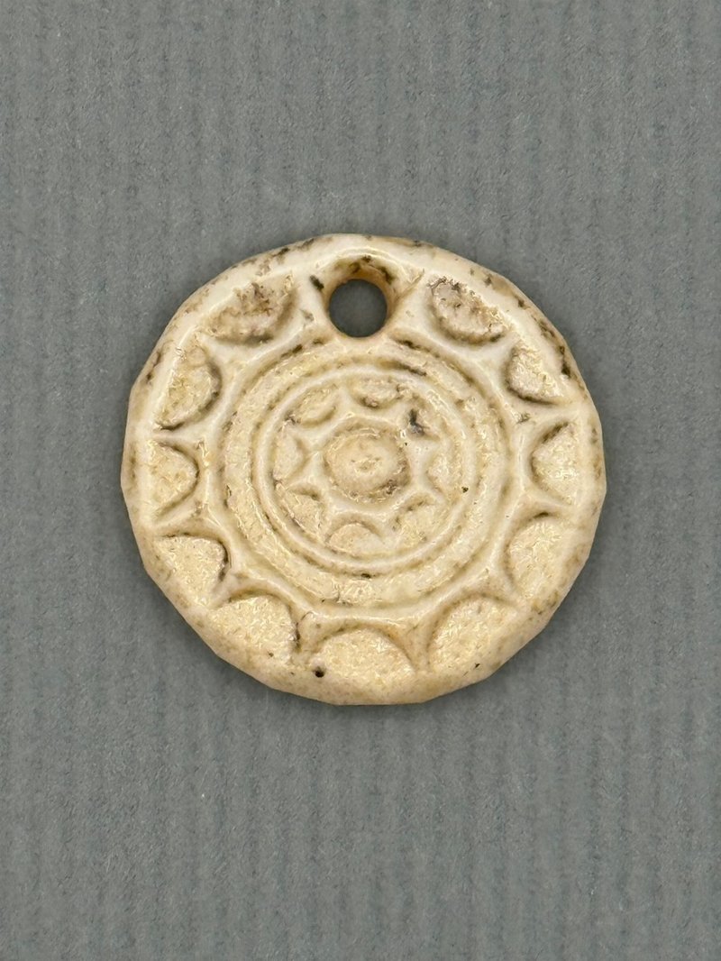 【达墨克手作】柴烧白瓷项链 - 船之眼no.08 - 项链 - 瓷 白色