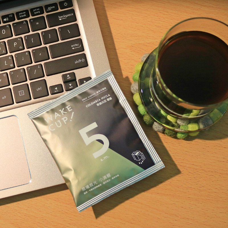 WAKE CUP ! 5 a.m. 小清醒_晨曦微光 滤挂咖啡 (6 入/盒) - 咖啡 - 其他材质 卡其色