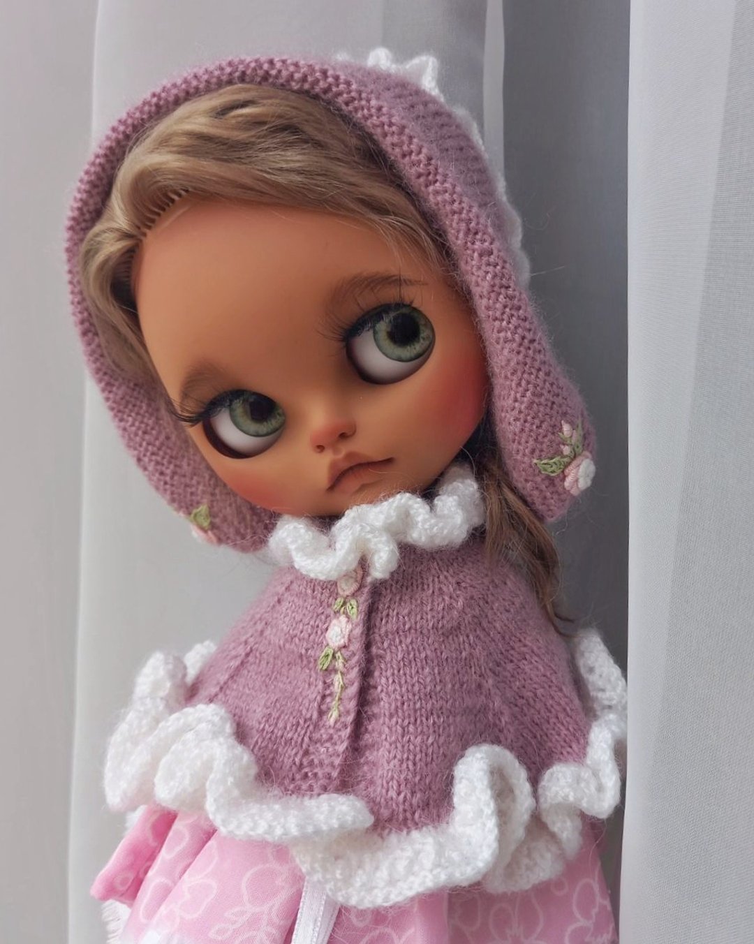 Blythe/Pullip 针织套装、娃娃毛衣和帽子 - 桌游/玩具 - 羊毛 