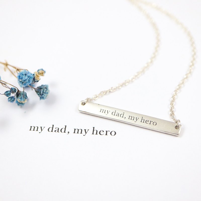 上传您小宝贝儿童画 订制独一无二的首饰 / 925纯银项链 - 项链 - 纯银 银色